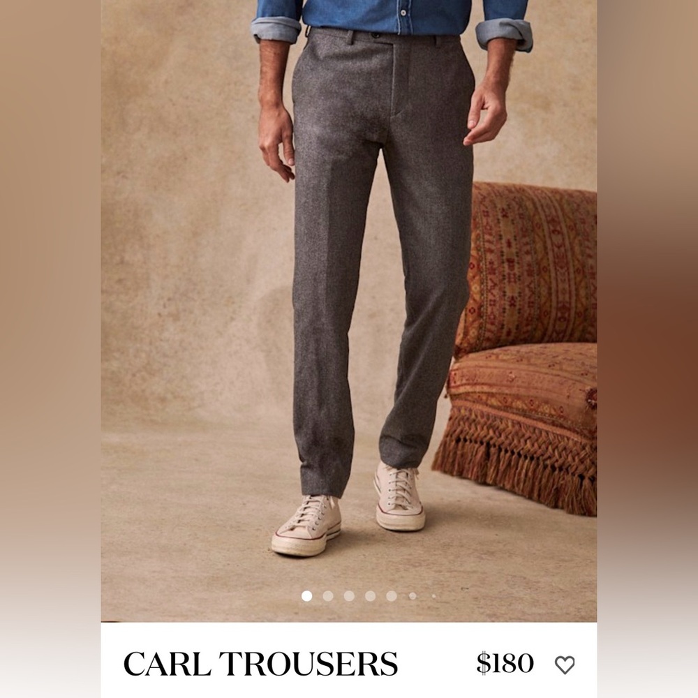 Sophisticated Gray Men's Dress Pants